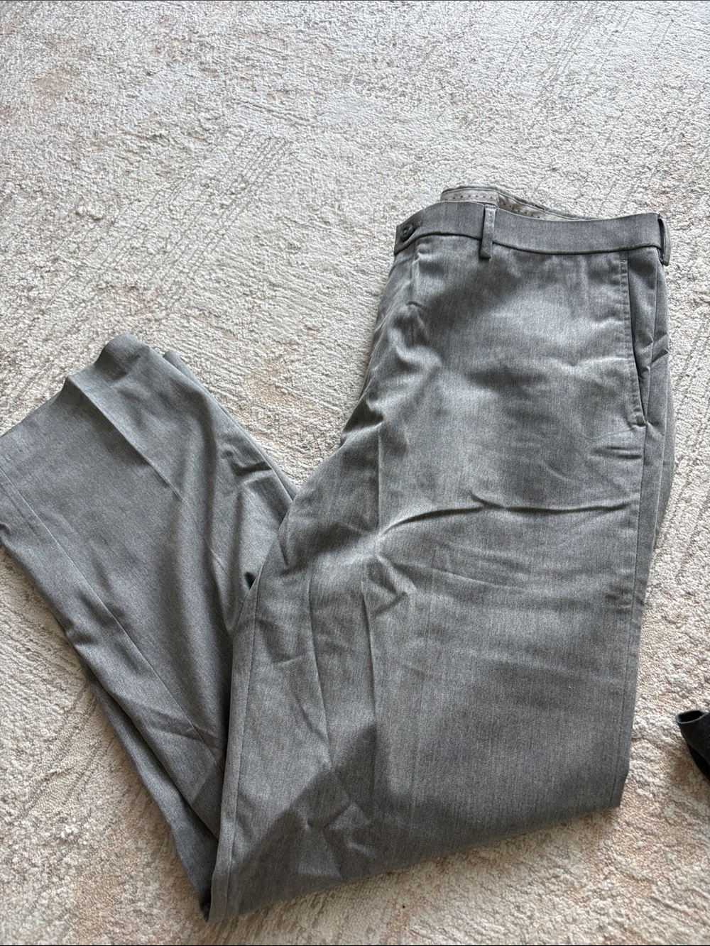 Haggar Men's Light Gray Dress Pants - Classic Trousers
